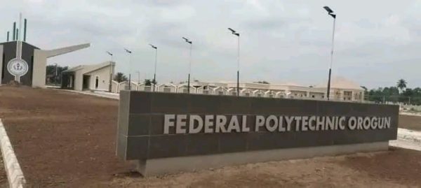 Federal Polytechnic Orogun Courses Offered [UPDATED]