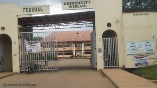 Federal University Wukari School Fees [UPDATED]